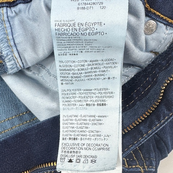 Levi's 511 Performance Slim Dark Blue Denim Jeans - Picture 6 of 10